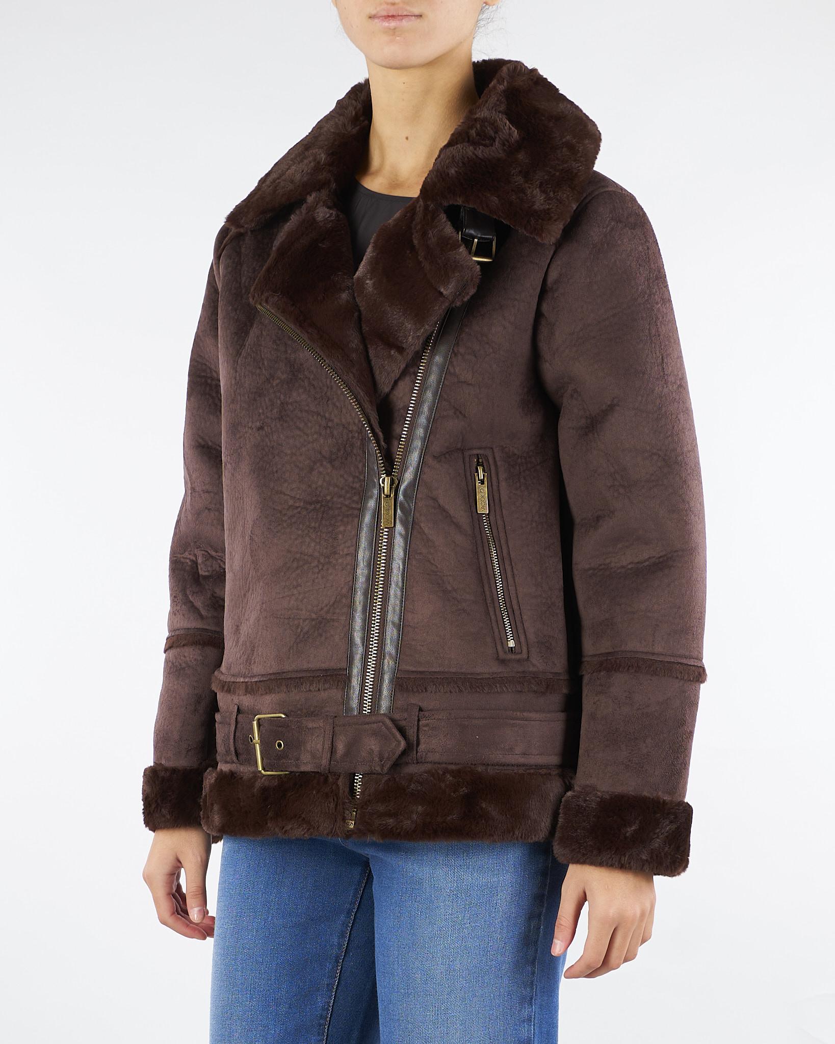 Giubbotto Moro Biker Effetto Scamosciato TF0091 69 VICOLO 