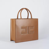Borsa Tote grande Brown Sugar con logo BS32A56E2 EC1 ELISABETTA FRANCHI 