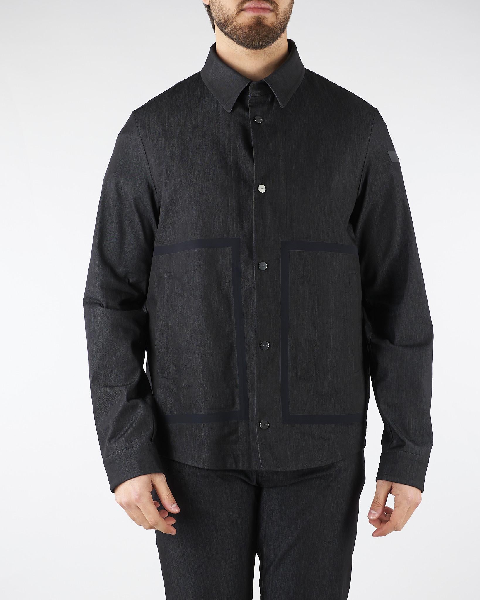 Giubbotto Nero Marina Overshirt Jkt 26017 10 RRD 