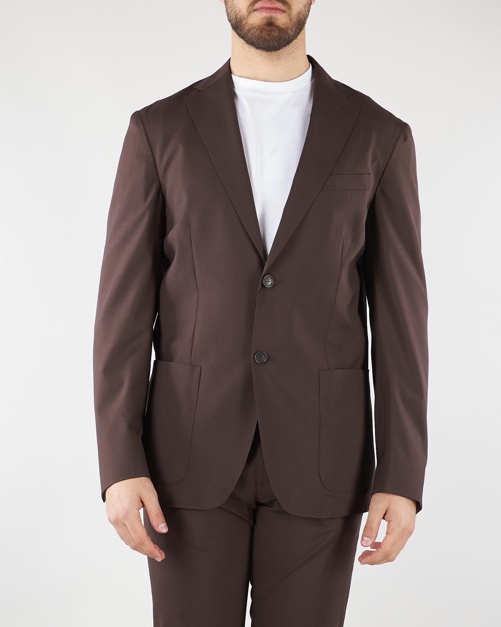 Giacca Marrone in pura lana vergine e seta 27X5792718487 30 CORNELIANI 