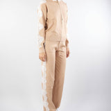 Maglia con zip e cappuccio e inserti in pizzo No Secrets