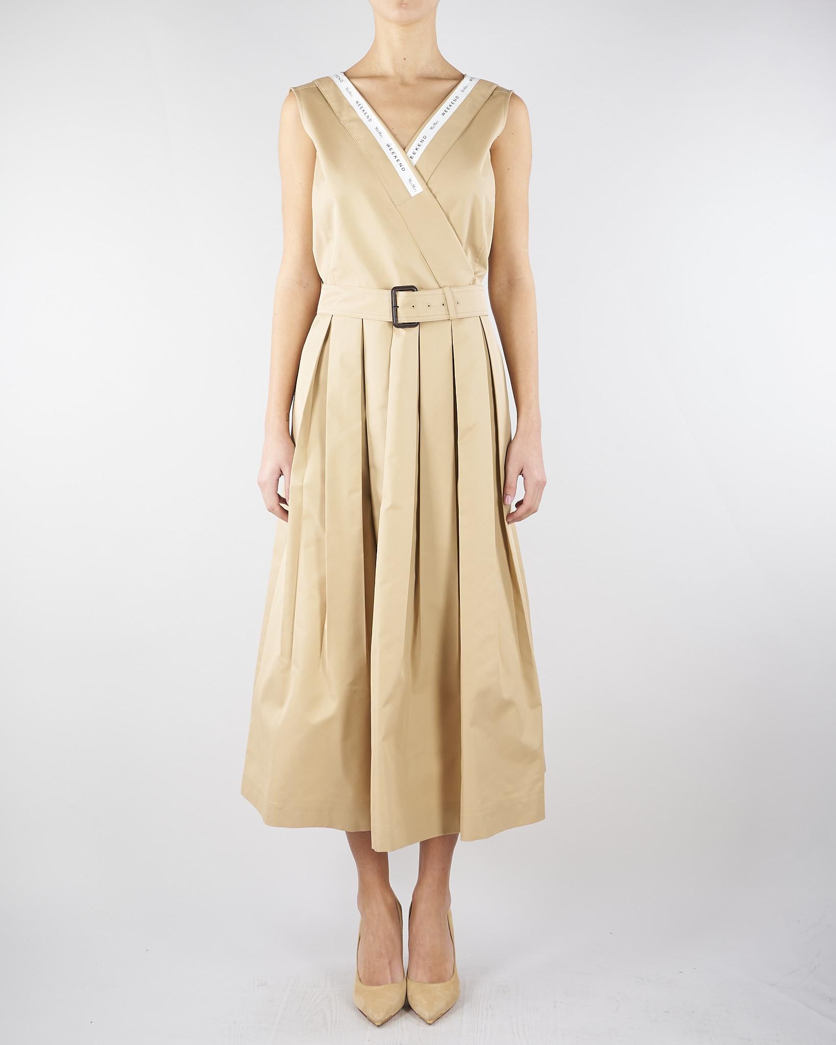 Abito Beige in gabardina WKDCONO 3 MAX MARA WEEKEND 