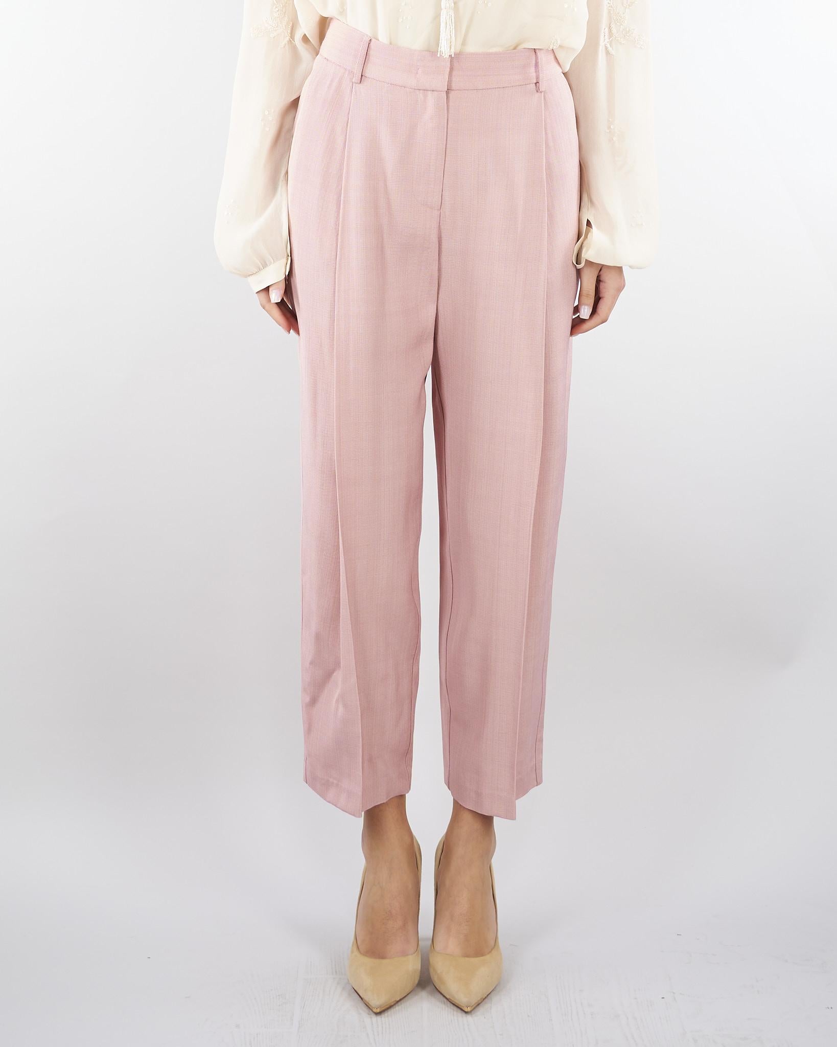 Pantalone Rosa con pences M6PW00 423 MEIMEIJ 