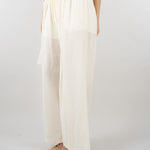 Pantalone Panna wide leg con elastico SS260135 2 ELEH 