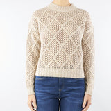 Maglia boxy Beige in lana e cachemire con paillette ELLADE 1 MAX MARA STUDIO 