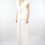 Pantalone Burro in cady wide leg PA02901TVIS0026 V0359 SIMONA CORSELLINI 