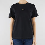 T-shirt Damas Nero in cotone con logo DAMAS 700 NENETTE 
