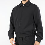 Giubbotto Nero in tessuto tecnico L1HFW25260012 D001 LOW BRAND 