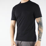T-shirt Nero con logo bombato EM004911AF13715 MC633 EMPORIO ARMANI 