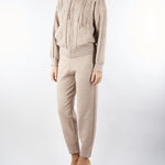 Felpa jacquard Beige in maglia NS272 30 NO SECRETS 