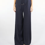 Pantalone Blu con coulisse in lana BERARD 8 MAX MARA STUDIO 