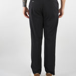 Pantalone Nero gamba dritta crop fit PA3683 9 I'M BRIAN 