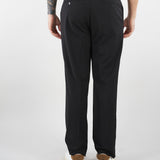 Pantalone Nero gamba dritta crop fit PA3683 9 I'M BRIAN 