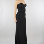 Abito lungo Nero a bustier ACTAB01AB4132 99 ACTUALEE 