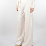 Pantalone Burro in satin con doppia pences PA10301TRAS0040 V0359 SIMONA CORSELLINI 