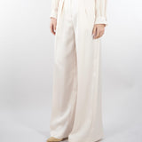 Pantalone Burro in satin con doppia pences PA10301TRAS0040 V0359 SIMONA CORSELLINI 