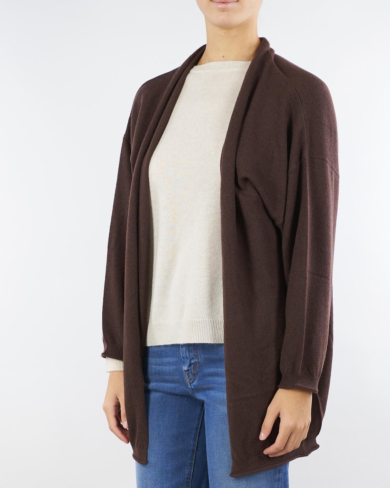 Cardigan Marrone in puro cashmere ESSERE 8 MARELLA 