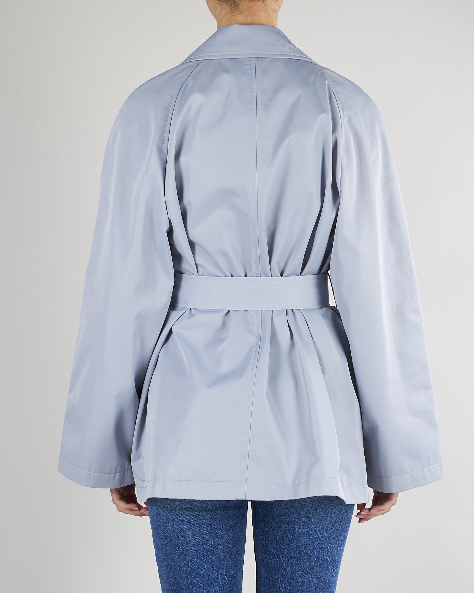 Trench Azzurro in cotone tecnico MLLUMIDO 2 MARELLA 