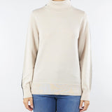 Maglia Calce-Nero bicolor in pura lana C8145726 41001 CLIPS 