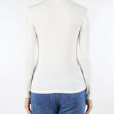 Maglia Lupetto Panna elasticizzata V58683 2 VANISE' 