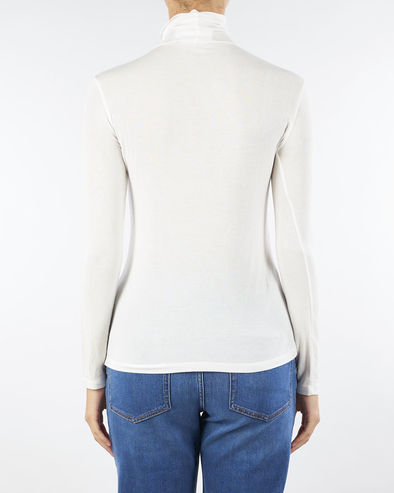 Maglia Lupetto Panna elasticizzata V58683 2 VANISE' 