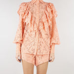 Camicia Pesca in pizzo con rouches ACT16113CA606 144 ACTUALEE 