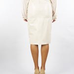 Gonna Milk con texture stampa cocco GO10856E2 DZ9 ELISABETTA FRANCHI 