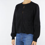 Cardigan jacquard Nero TT3453 6 TWIN SET 