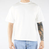 T-shirt boxy Bianco con stampa 'Malafemmena' sul retro MAU3DICI02 01 3DICI 