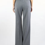 Pantalone Grigio in gabardina di lana tecnica PETRA 6 MAX MARA WEEKEND 