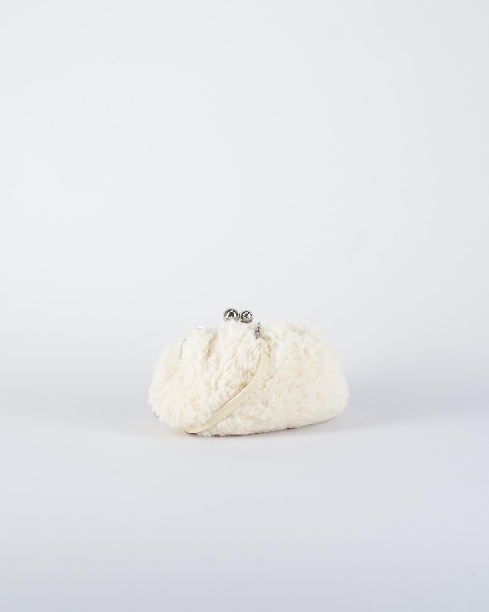 Borsa Panna Pasticcino Bag small dalla texture soffice MICIO 1 MAX MARA WEEKEND 