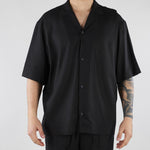 Camicia Nero in lino CA3637 9 I'M BRIAN 
