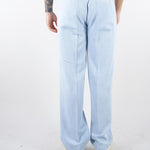 Pantalone Celeste con gamba e fondo ampio PAU3DICI039B 30 3DICI 