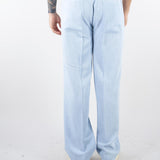 Pantalone Celeste con gamba e fondo ampio PAU3DICI039B 30 3DICI 