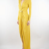 Abito Sun Red Carpet in jersey cupro con logo gioiello ABR2961E2 EV4 ELISABETTA FRANCHI 