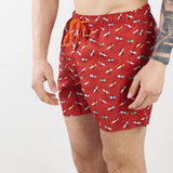 Costume boxer stampa surf Gallo