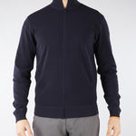 Maglia Blu Fleece Full Zip Knit 26112 60 RRD 