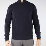 Maglia Blu Fleece Full Zip Knit 26112 60 RRD 