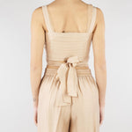 Top Beige con pizzo RA6064T486A 61212 BLUGIRL 