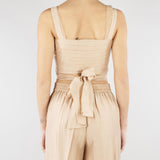 Top Beige con pizzo RA6064T486A 61212 BLUGIRL 