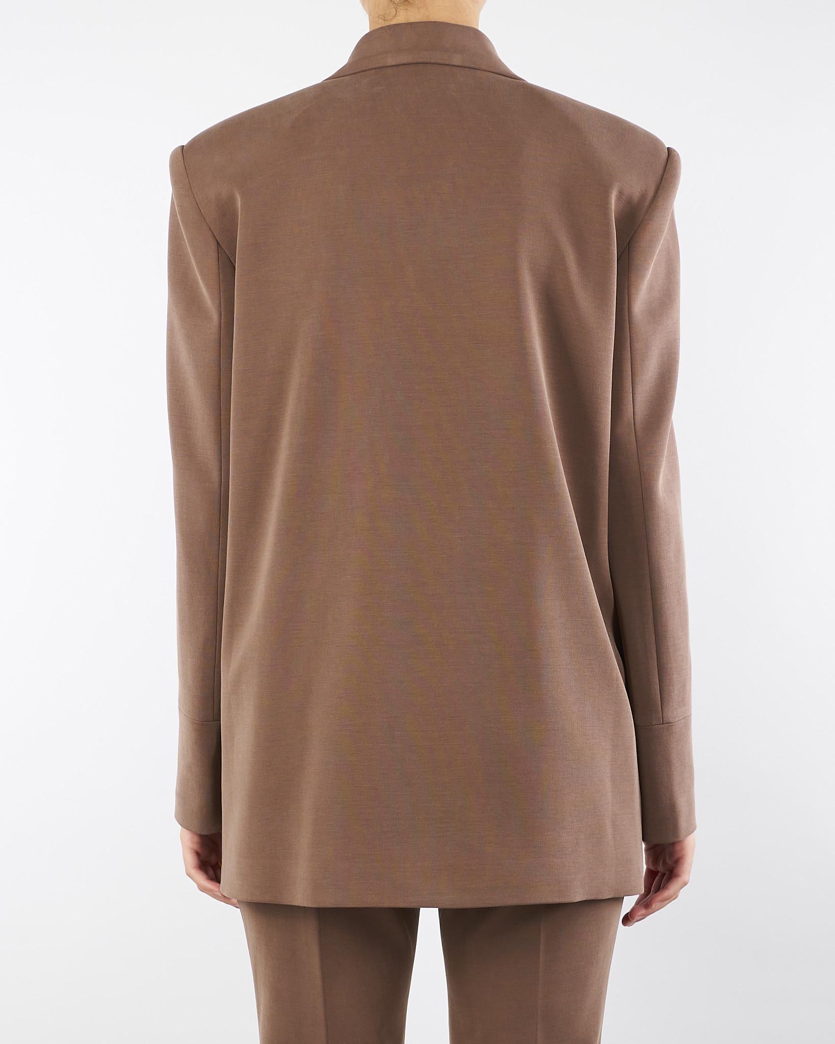 Giacca Marrone doppiopetto Over GI203FW 80 BOHEMIAN VI 