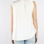 Top Bianco con allacciatura sulla spalla M6PZ61 791 MEIMEIJ 