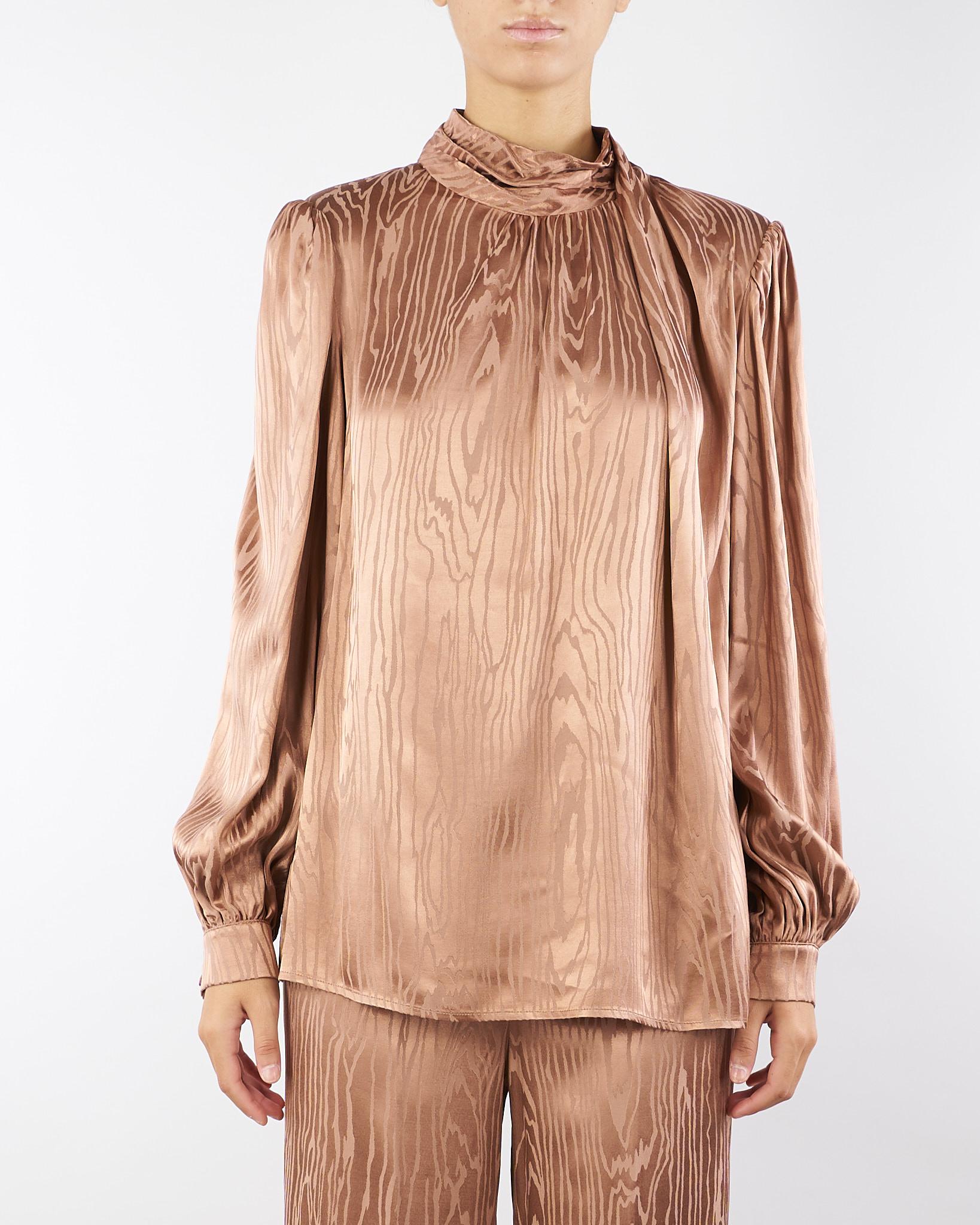 Camicia Bronzo in satin SDBO1006 50 BOHEMIAN VI 