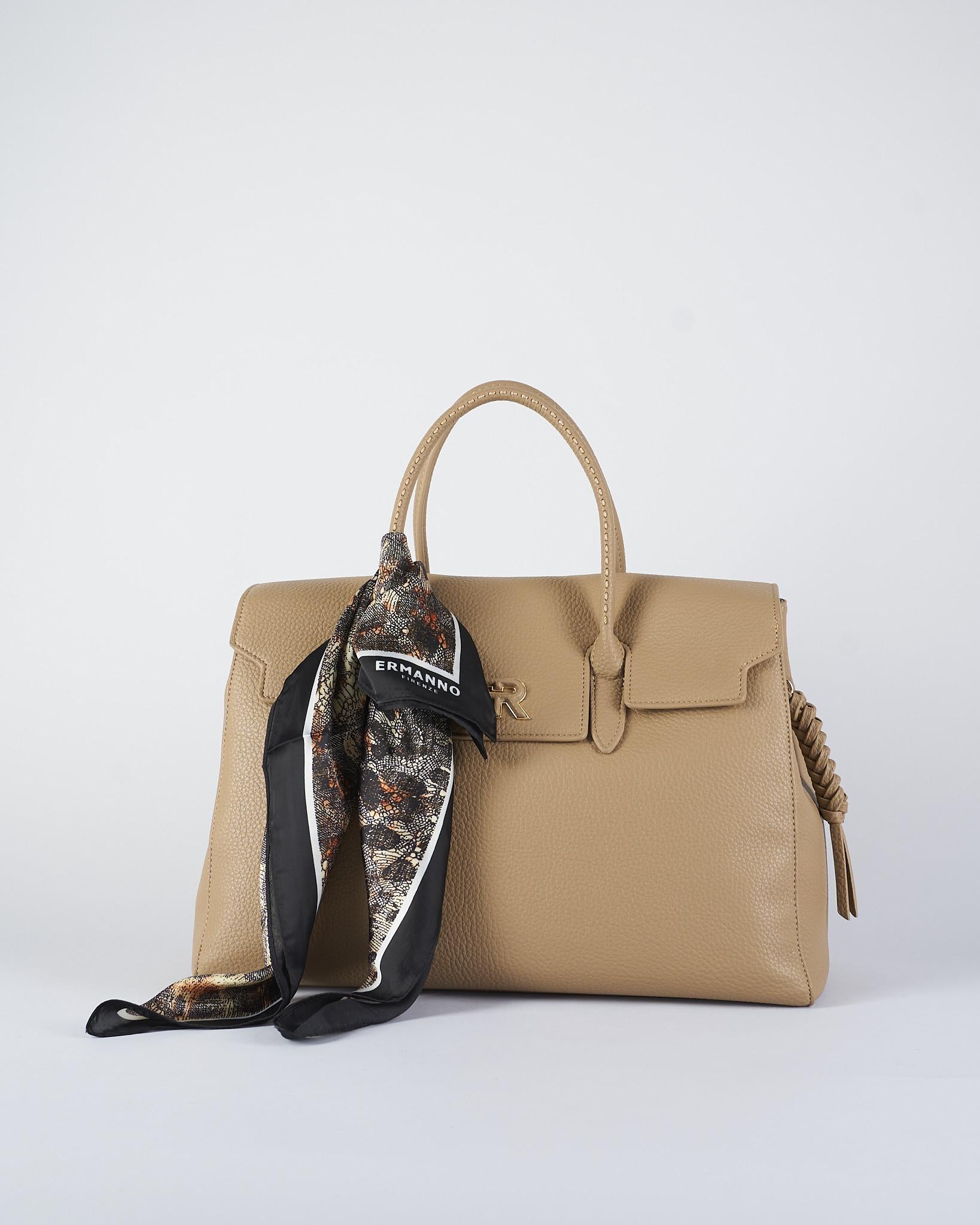 Borsa grande con logo e foulard D47ES009E2F MF700 ERMANNO BY ERMANNO SCERVINO 