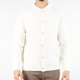 Cardigan Panna jacquard con coleltto A030F009 1102 PAOLO PECORA 