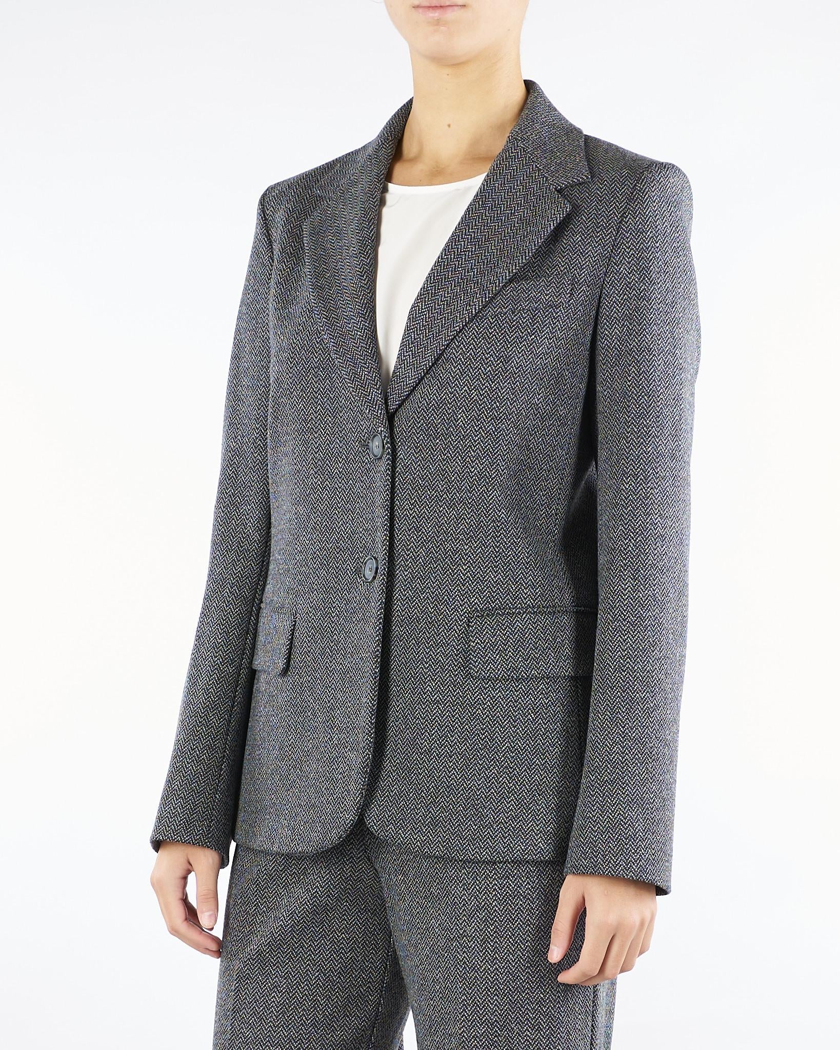 Blazer Grigio in jersey tinto filo DILLY 1 MAX MARA WEEKEND 