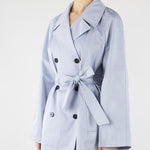 Trench Azzurro in cotone tecnico MLLUMIDO 2 MARELLA 