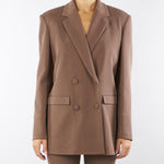 Giacca Marrone doppiopetto Over GI203FW 80 BOHEMIAN VI 