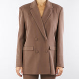 Giacca Marrone doppiopetto Over GI203FW 80 BOHEMIAN VI 