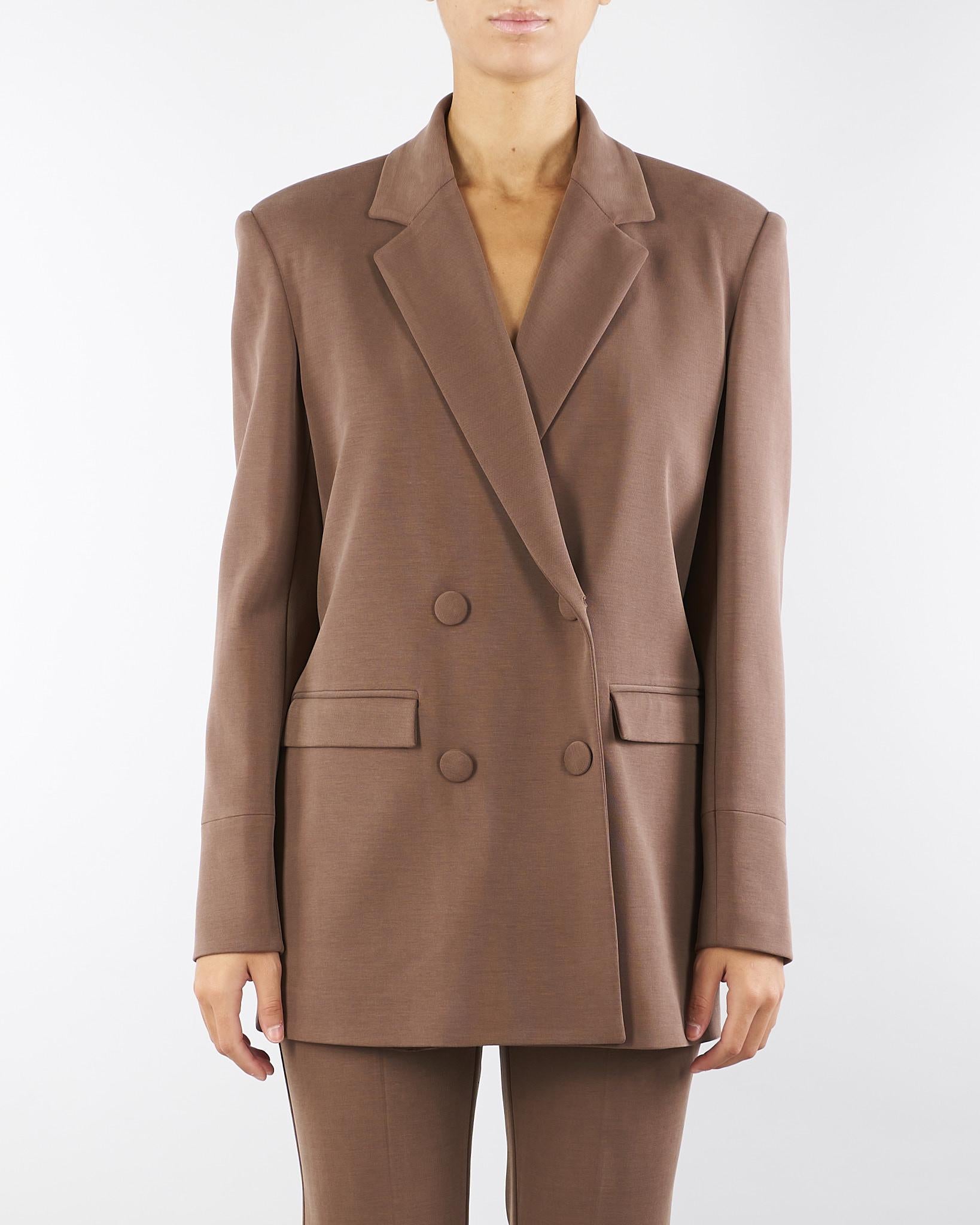 Giacca Marrone doppiopetto Over GI203FW 80 BOHEMIAN VI 